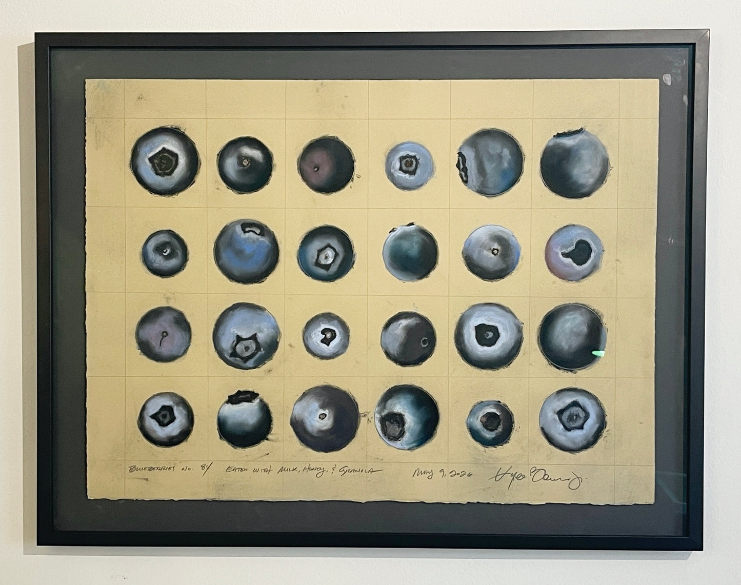 Blueberries no. 84 (framed)