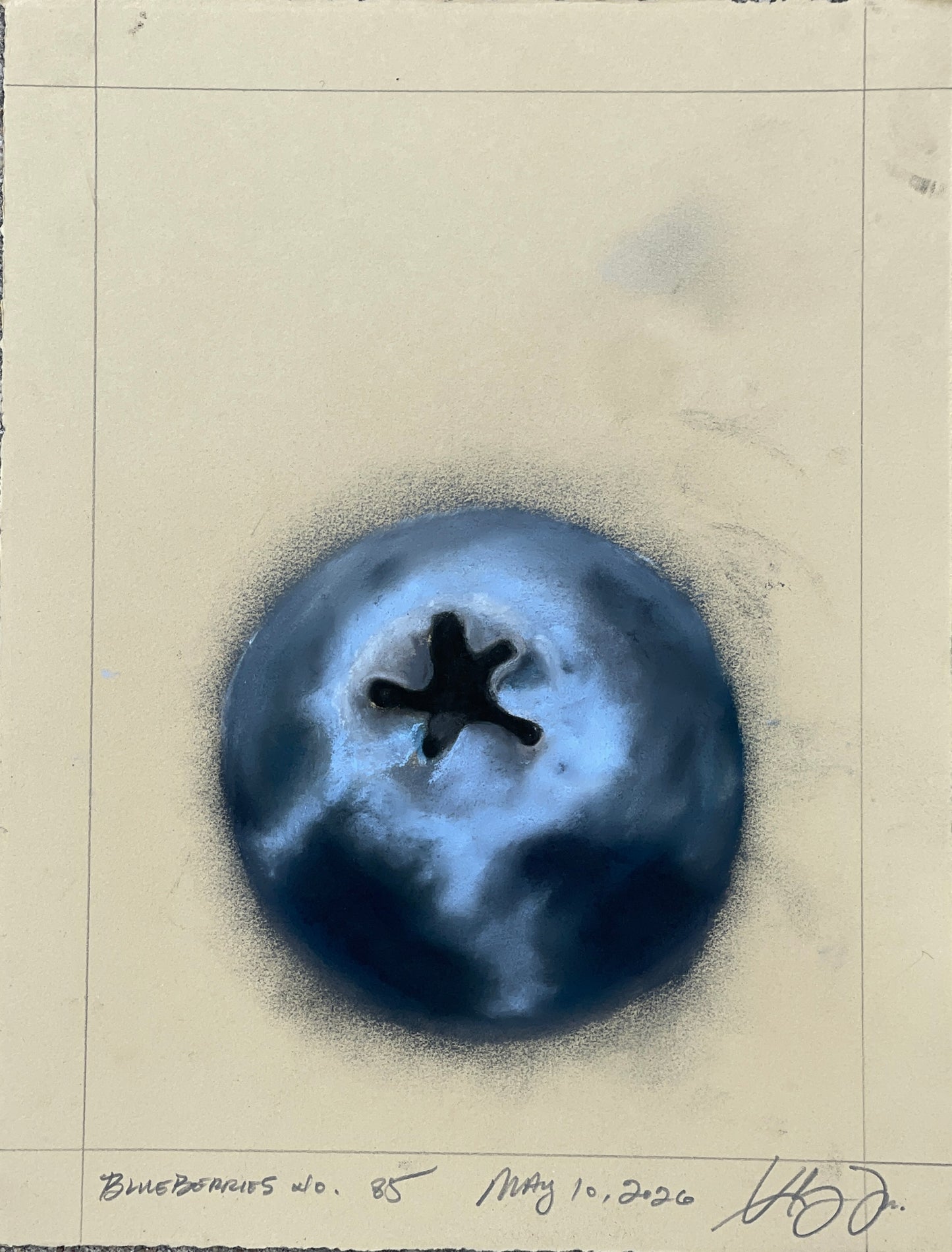 Blueberries no. 85 (framed)