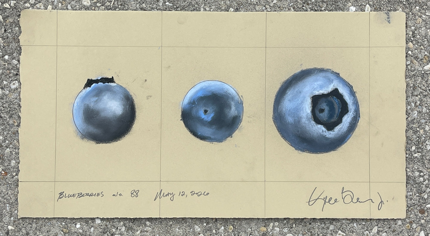 Blueberries no. 88 (framed)