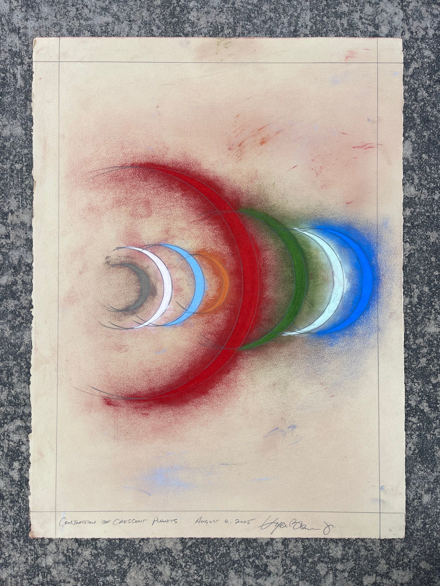 Conjunction of Crescent Planets