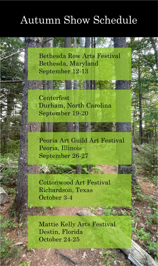 Autumn 2026 Show Schedule