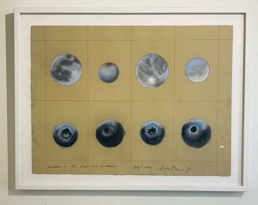 Blueberries no. 83, Moons Over Blueberries (framed)