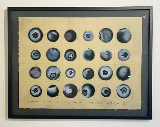 Blueberries no. 84 (framed)