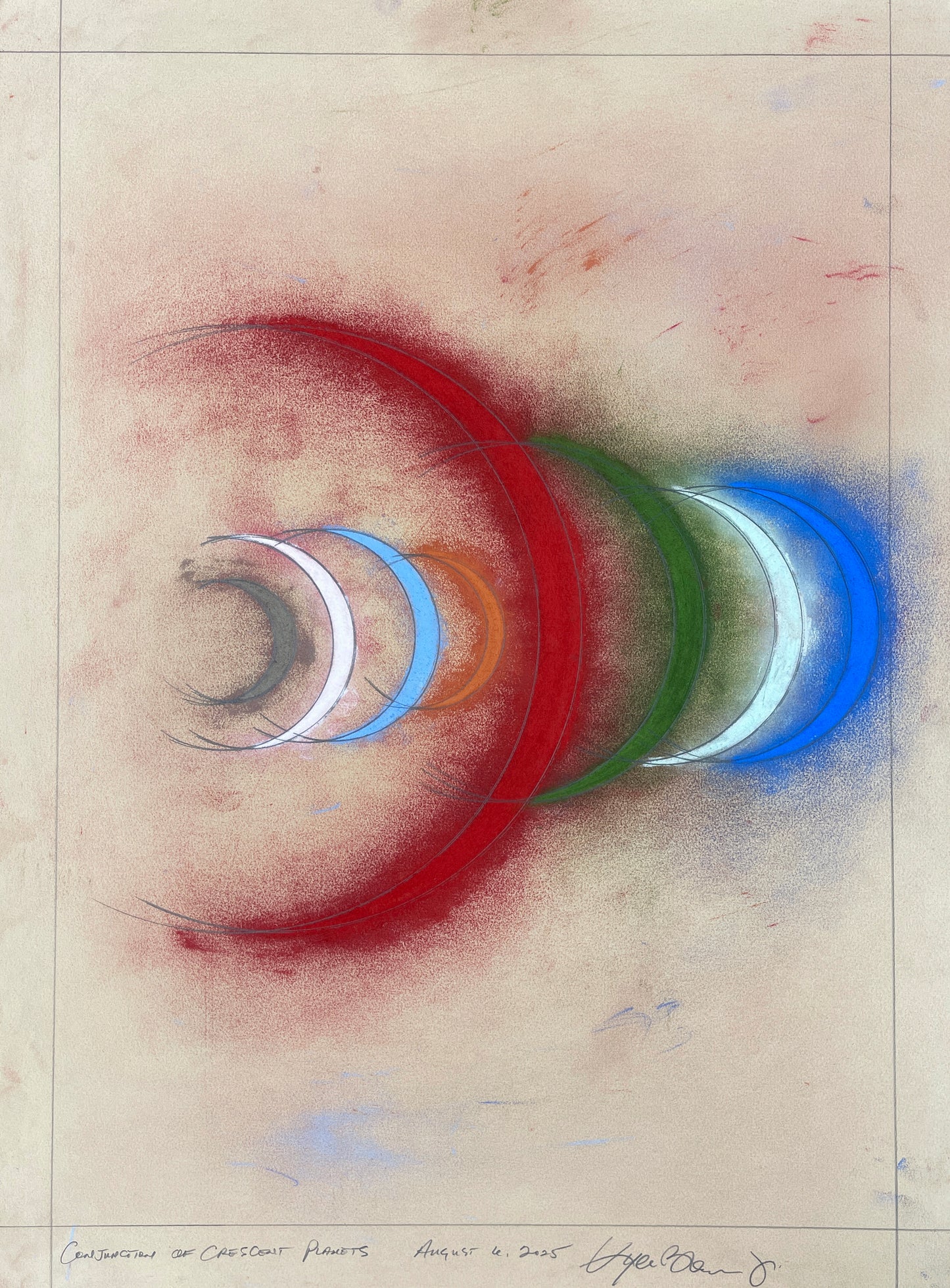 Conjunction of Crescent Planets