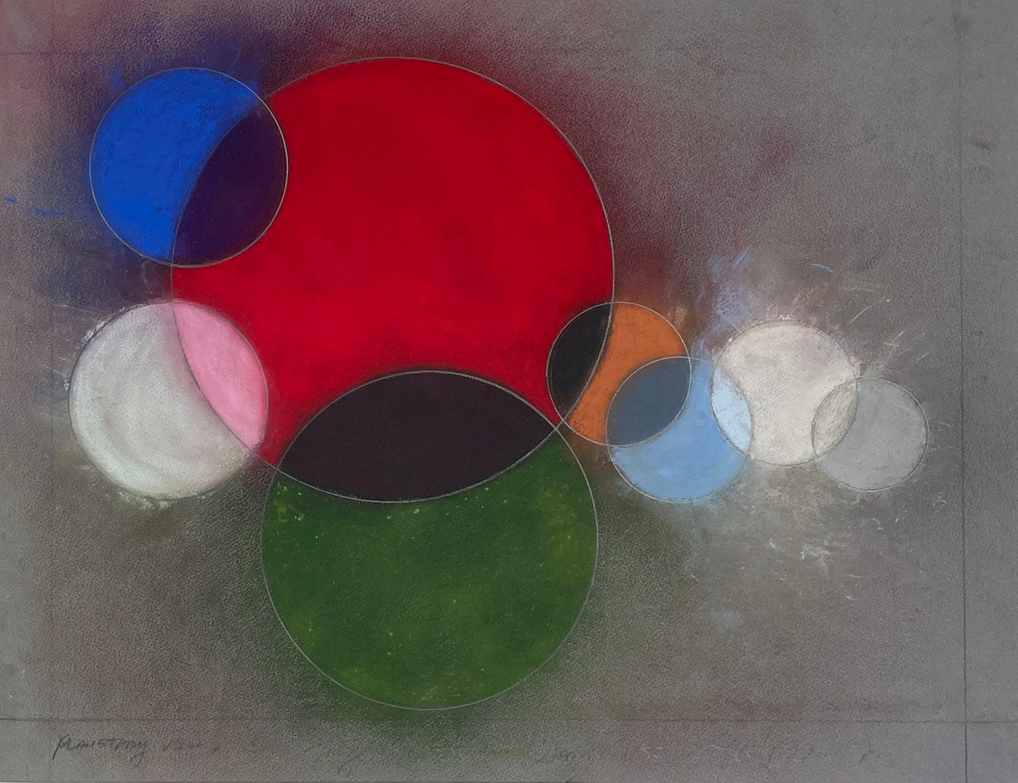 Planetary Venn no. 3 (framed)
